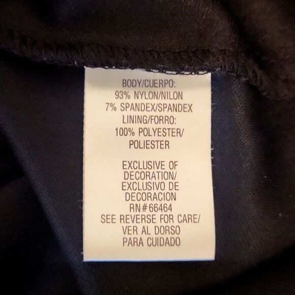 Studio One Black Dress Size 8 – Elegant Midi Style with 3/4 Sleeves - Picture 10 of 13